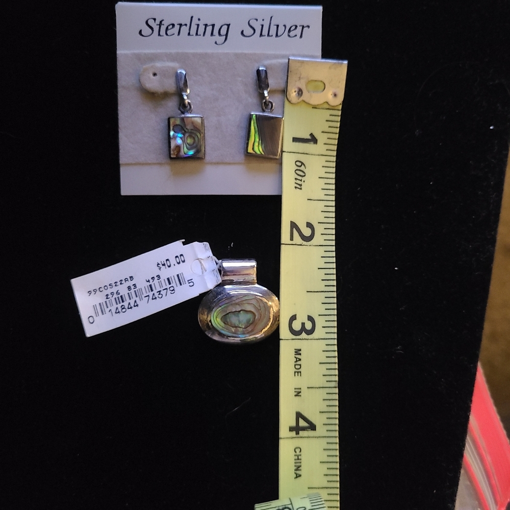 Labradorite Pendant and earrings set